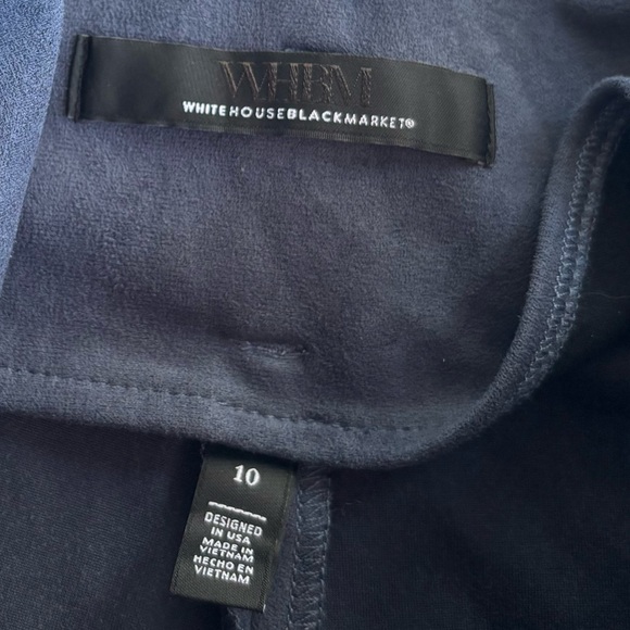 White House Black Market Faux UltraSuede Paperbag Waist Tapered Ankle Pant - Picture 10 of 14